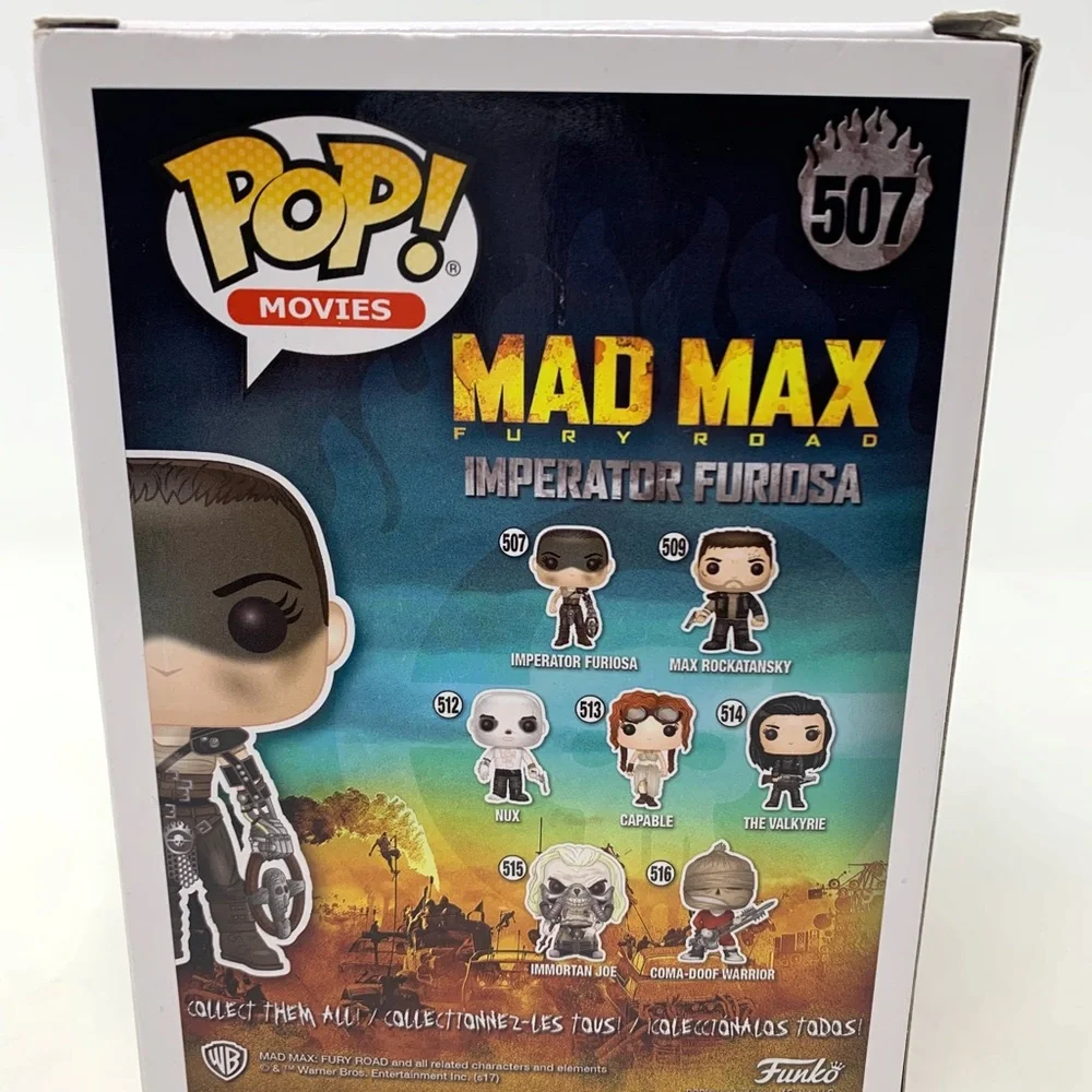 NEW Funko Pop Mad Max 507 Imperator Furiosa Vinyl Figure